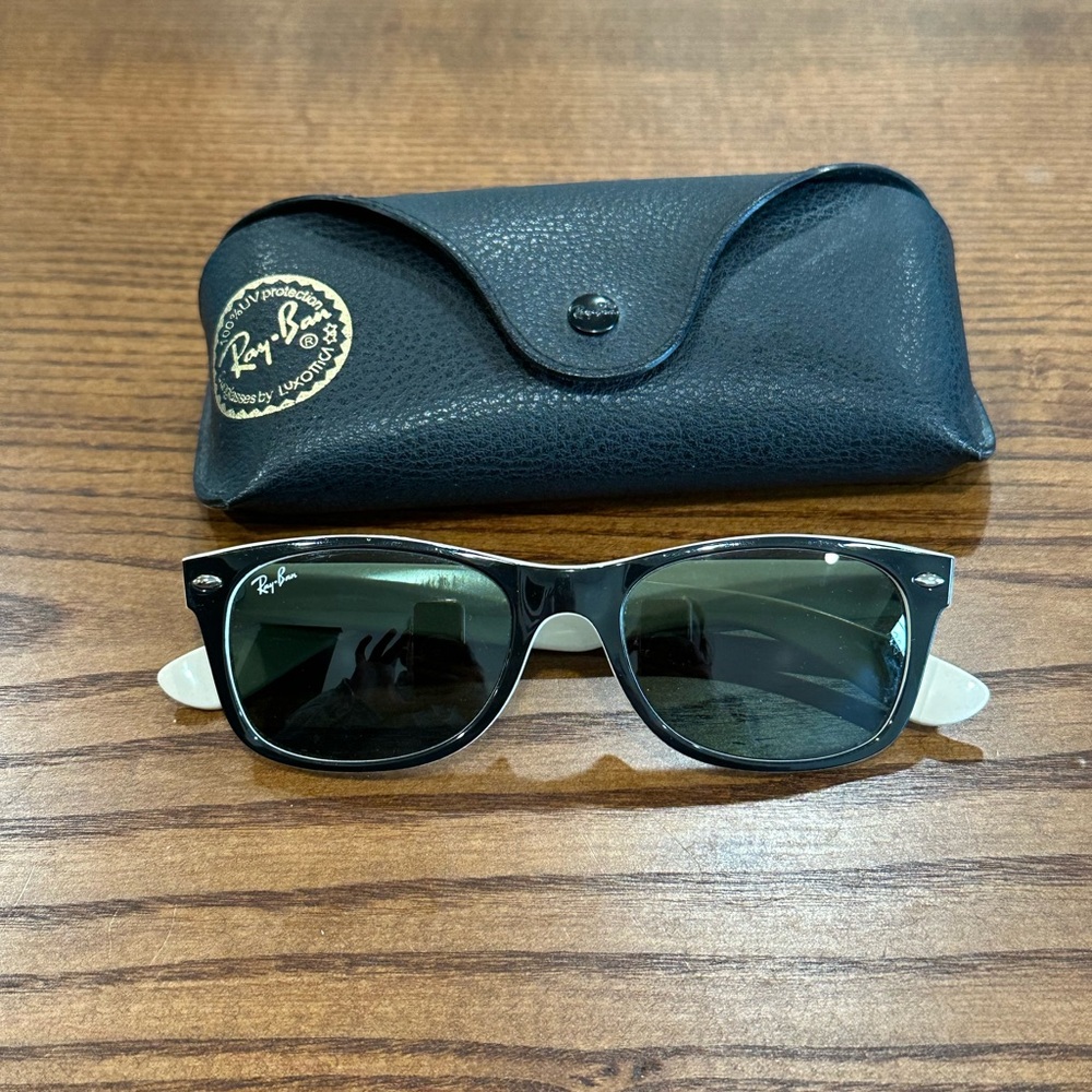 Ray-Ban Black and Silver Sunglasses
